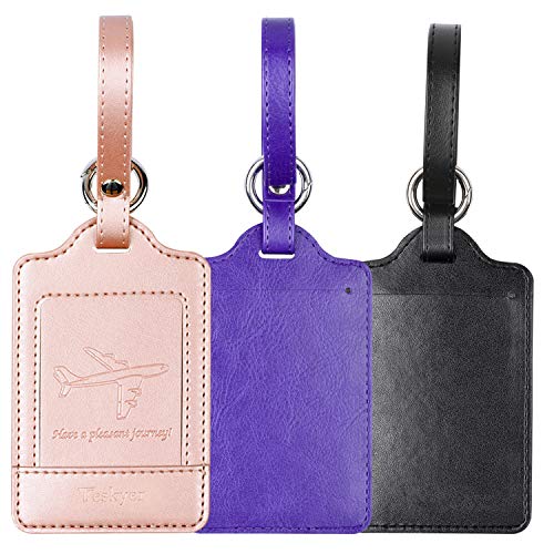 Leather Luggage Tags for Suitcases (Mix 01)