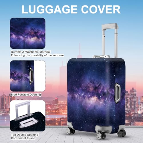 Galaxy Space Luggage Cover (#130 / S(fits 20-22inch suitcase))