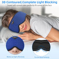 3D Sleep Mask with Bluetooth Headphones (Z-dark Blue)