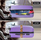Luggage Straps for Suitcases Travel Belt Accessories (Cute Boho Mushrooms)