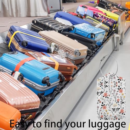 Blooming Flowers Luggage Tags for Suitcases (Blooming Flowers)