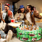 Inflatable Football Party Cooler (Green / Football)