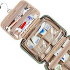 Travel Toiletry Bag for women (Medium / Bronze Green)