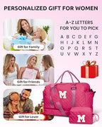 Monogrammed Gifts for Woman (Hot Pink / C)