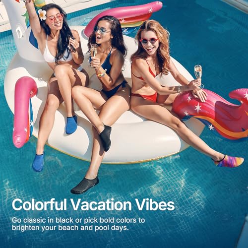Water Shoes for Women Men Quick (8.5-9.5 Women/7.5-8.5 Men / Lightning)