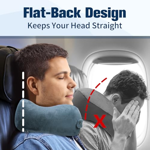 Neck Pillow for Traveling (Light Blue)