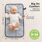 Portable Diaper Changing Pad (Navy Blue)