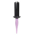 Practical Round Curling Comb Curl Defining Brush Hair Styling Tool for Women for Perfect Hairstyles for Casual Wear or Special Events (purple)