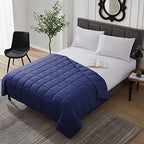 Weighted Blanket (03-navy Blue / 40" x 60" | 7lbs)