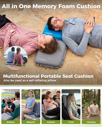Inflatable Seat Cushion (XL - 2 Pack Grey)