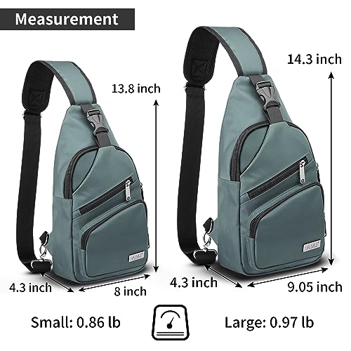 Crossbody Sling Bag (Green / Small)