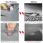 Shoe Organizer for Closet 2 Pack (Gray-2Pack / Extra Large(26.5''L x 16.54''W x 13.5''H))