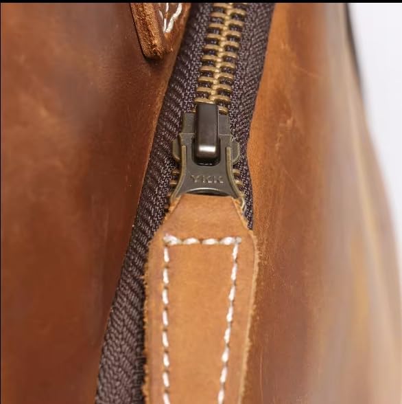 Mullis Mercantile Leather Weekender Bag, an ideal men's classic. Perfect - Image 7
