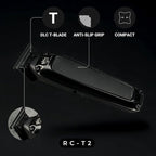 Royal Clips- Fade Kit 2.0 Trimmer- 7200rpm Professional Hair Trimmer for Men- Zero-Gap DLC Blade- Cordless & Rechargeable- Barber and Home Use-Holiday Gift for Men, Fathers, Brothers & Barbers (Black)