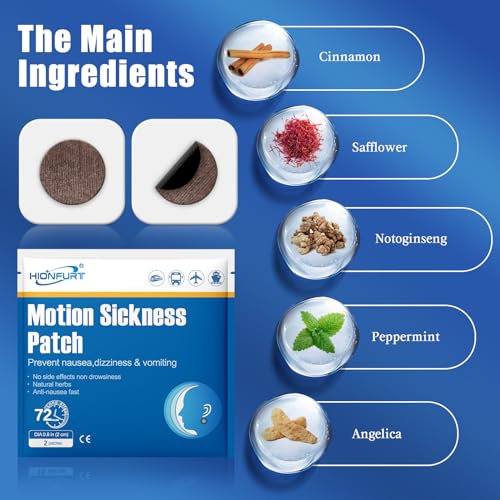 16ct Motion Sickness Patches