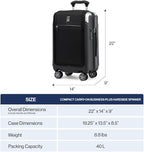Travelpro Platinum Elite Hardside Expandable Carry on Luggage, 8 Wheel Spinner - Image 6