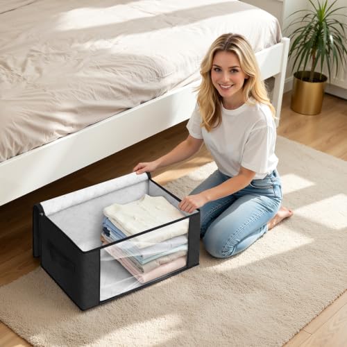 35L Closet Organizers (4 Pack-35l / Black)
