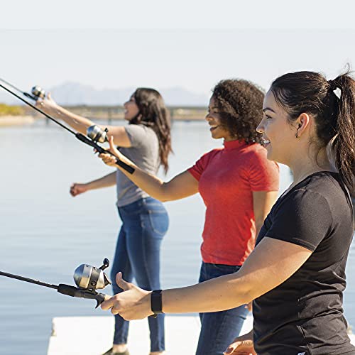 33 Spincast Reel and Telescopic Fishing Rod Combo (6 Foot - Spincast)