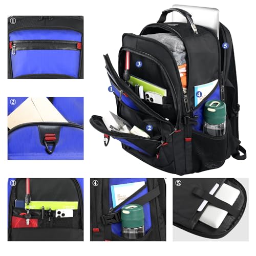 Extra Large Backpack for Men (Blue / 18.4 Inch (22''x15''x12''))