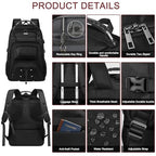 Extra Large Laptop Backpack for Travel (Black)