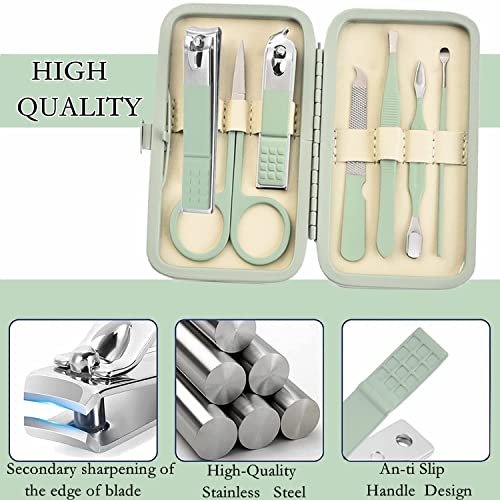 Manicure Set Business Gifts Handheld Sized (Mint Green)