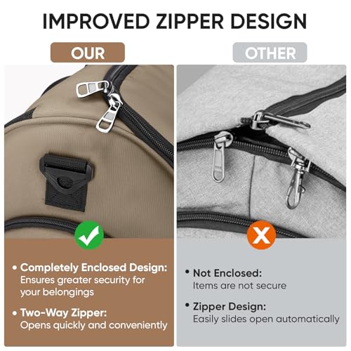Garment Bags for Travel (Brown / Convertible)