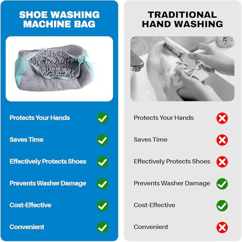 Shoe Laundry Bags for Washing Machine (Grey-4Pcs)