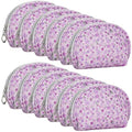 12 Pieces Mini Makeup Bags (12pcs Purple S)
