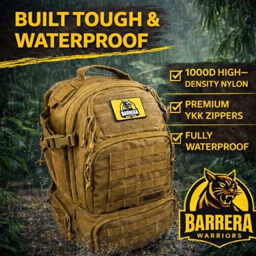 BARRERA Tactical Backpack 50L (Coyote Brown / 50 L)