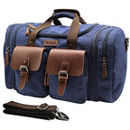 Canvas Duffle Bag (Blue / Large-50L Duffle Bag)
