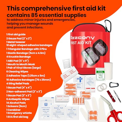 Emergency Survival Kit with First Aid Gears and Supplies (Army Tan)