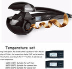 Hann Hair Curler, LCD Pro Salon Automatic Ceramic Roller Wave Machine Styler, Black, 1 Count (Pack of 1)