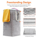 80L Large Laundry Baskets (Black / 80L)