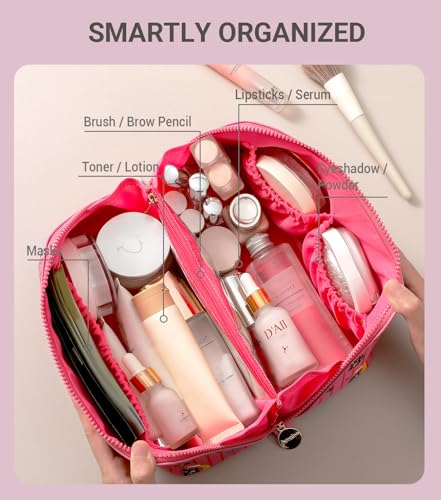 Travel Makeup Bag for Women (Mooncat)