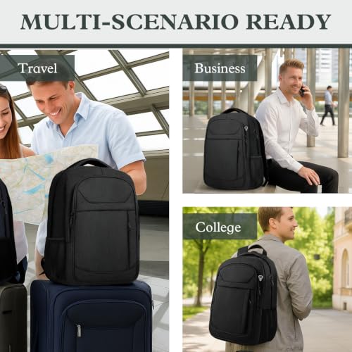 18.4" Large Laptop Backpack (Black / 18.4 Inch(45L))
