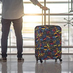 Travel Luggage Cover Fits 31 (XL / Stamp)