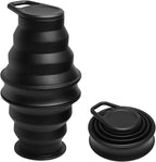 Collapsible Silicone Water Bottle by Unknown
