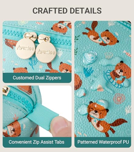 Travel Makeup Bag for Women (Lazy Otter)