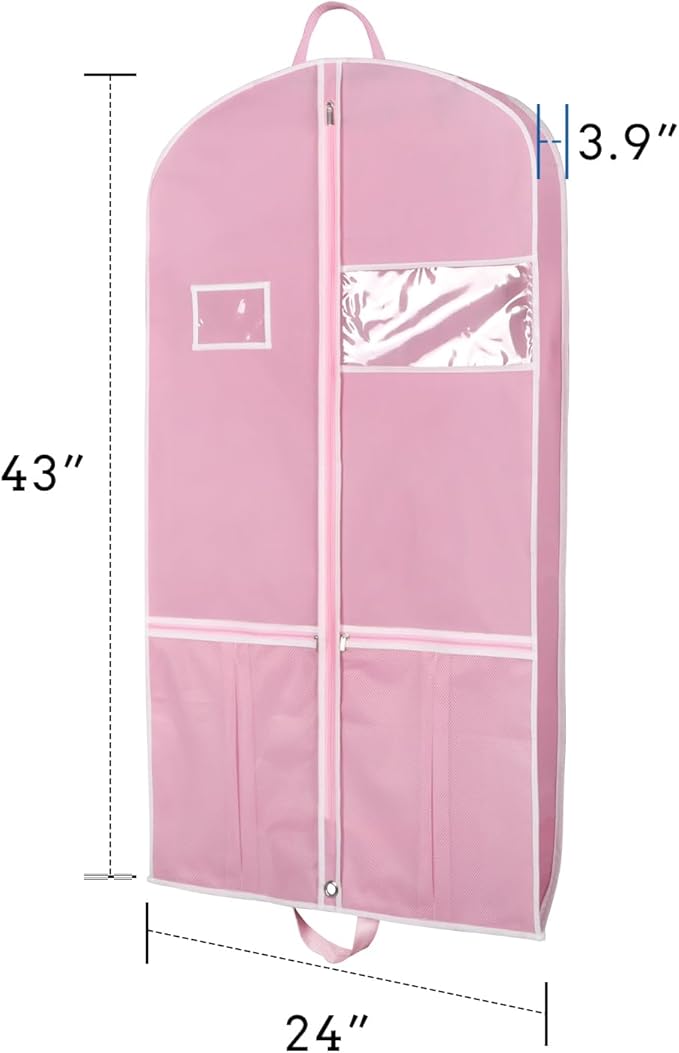 Zilink 43" Garment Bags for Travel for Women Carry on Suit Bags for Travel and - Image 6