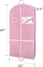 Zilink 43" Garment Bags for Travel for Women Carry on Suit Bags for Travel and - Image 6