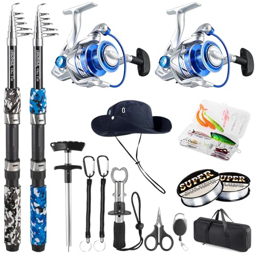Fishing Pole Combo (6.9ft Blue & Grey Combos)