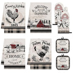 Rooster Kitchen Decor Set (Farmhouse Rooster)
