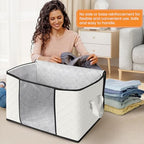 90L Clothes Storage (3 Pack-90l / Ivory)