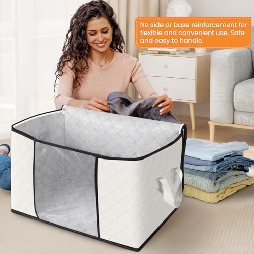 90L Clothes Storage (3 Pack-90l / Ivory)