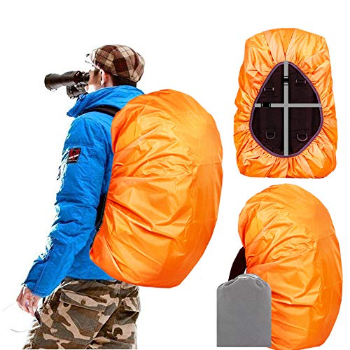 Backpack Rain Cover (Orange / Middle (for 30-40L backpack))