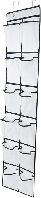 12 Large Pockets Over The Door Hanging Shoe Organizer - Image 8