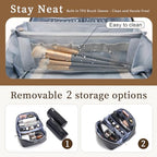 Travel Makeup Bag Cosmetic Bags for Women (E-1-Black)