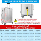 Clear PVC Suitcase Cover Tough Protector (20inch / 90%clear 10%grey)