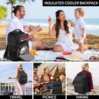Cooler Backpack (Black)