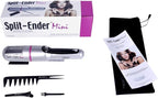 Split-Ender Mini - The Original Cordless Split End Hair Trimmer Automatic 3 AAA Battery Home Care Clipper 2-in-1 for Dry Damaged Splitting Broken Brittle Straight Curly Frizzy Beauty Styling - Pink